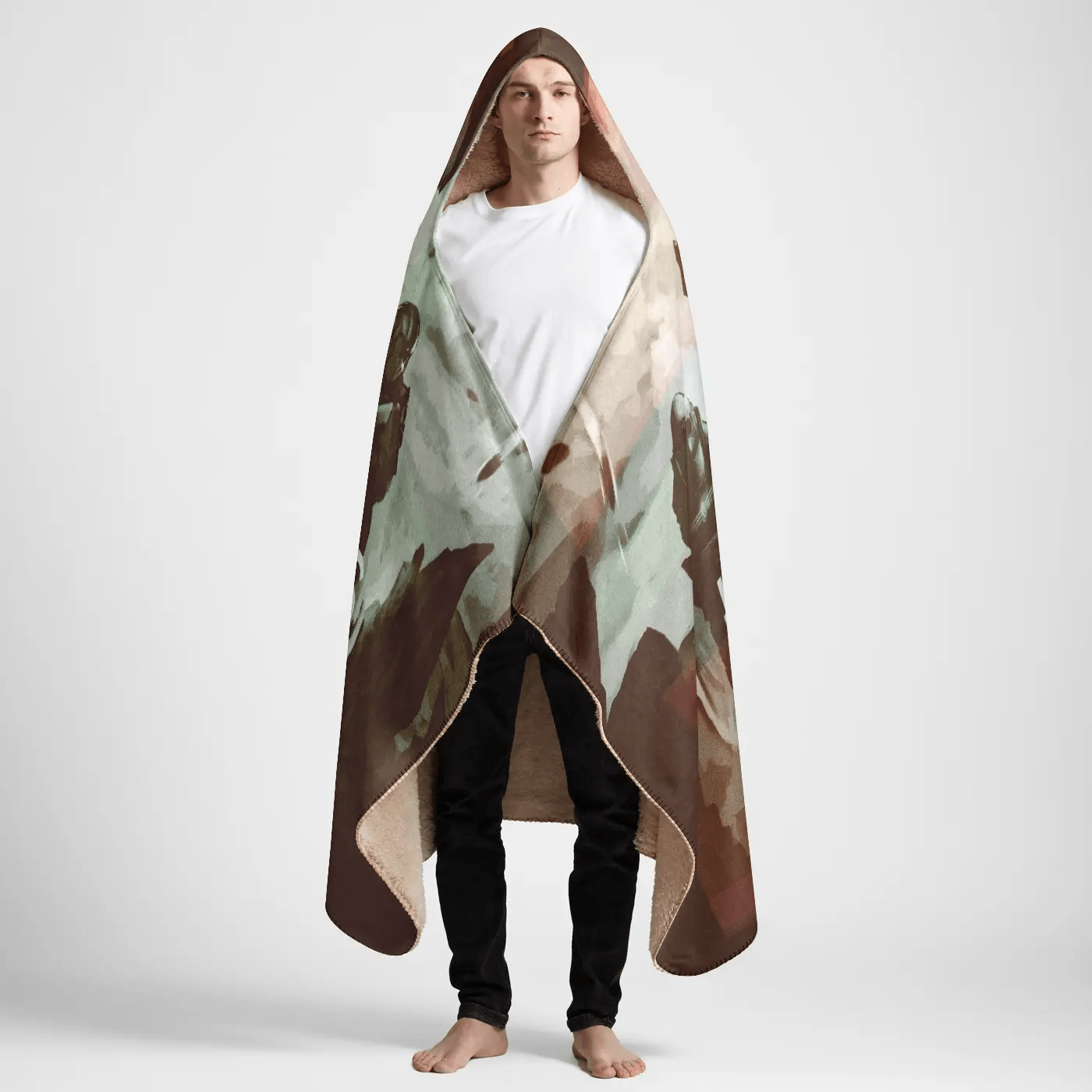 Hooded Sherpa Blanket - Helldivers Large 60x80 - Gapo Goods - Blanket