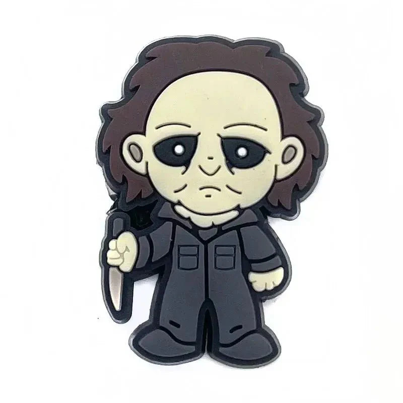 Horror Shoe Charms – Durable Vampire Shoe Buckle Decorations | Rubber Set F086-3 Charms