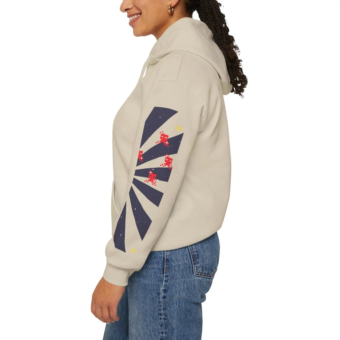 Heavy Blend Hooded Sweatshirt - Unisex Classic Fit Cotton Polyester Hoodie