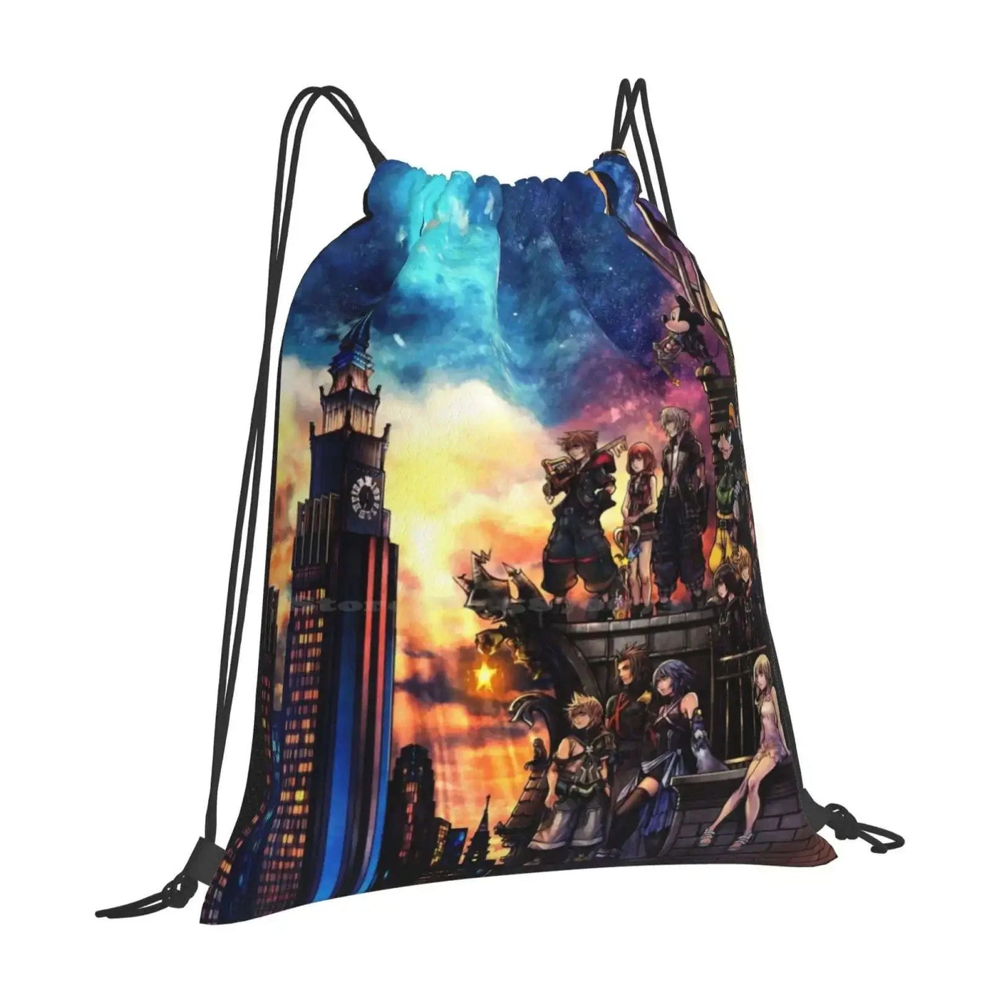 Kingdom Hearts 3 Cover Backpacks For School Teenagers Girls Travel Bags Kingdom Hearts Gamer Video Games - Gapo Goods -