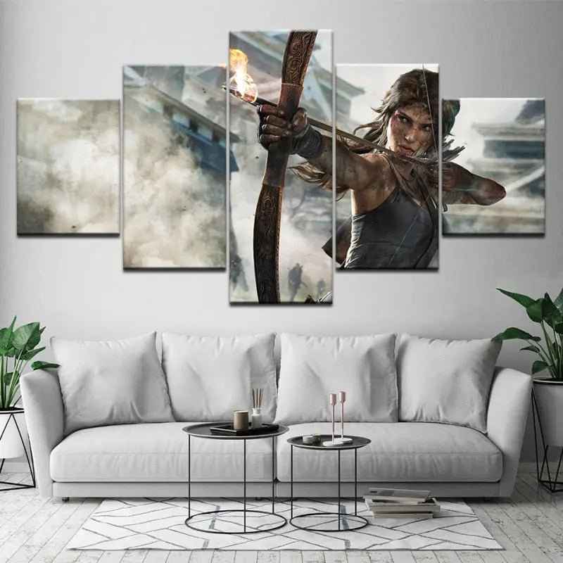 Lara Croft Wall Art – Tomb Raider Decor | Gaming Wall Prints by Gapo Goods