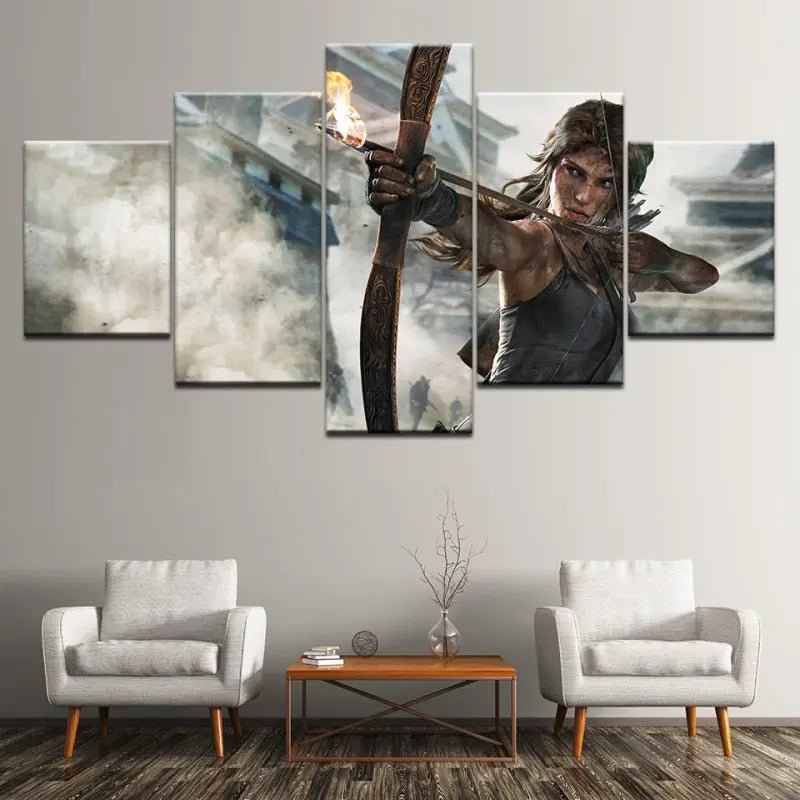 Lara Croft Wall Art – Tomb Raider Decor | Gaming Wall Prints by Gapo Goods