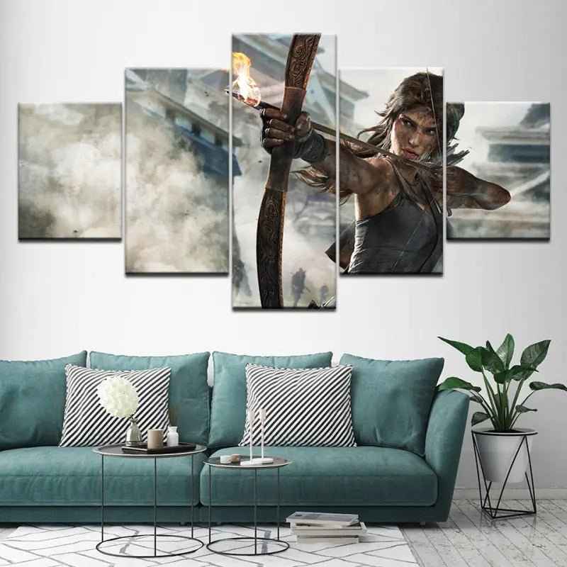 Lara Croft Wall Art – Tomb Raider Decor | Gaming Wall Prints by Gapo Goods