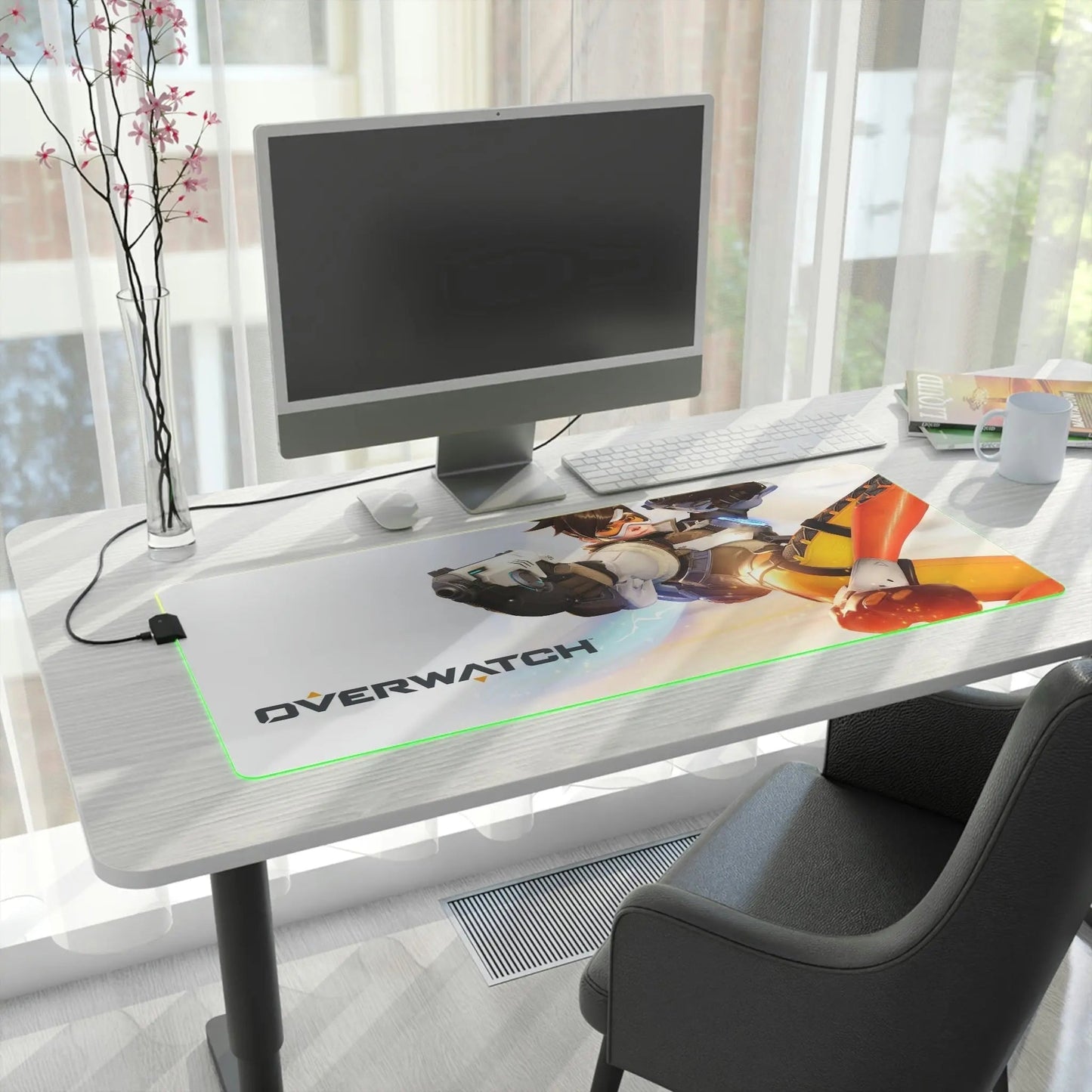 LED Gaming Mouse Pad Overwatch Tracer - Gapo Goods - Home Decor