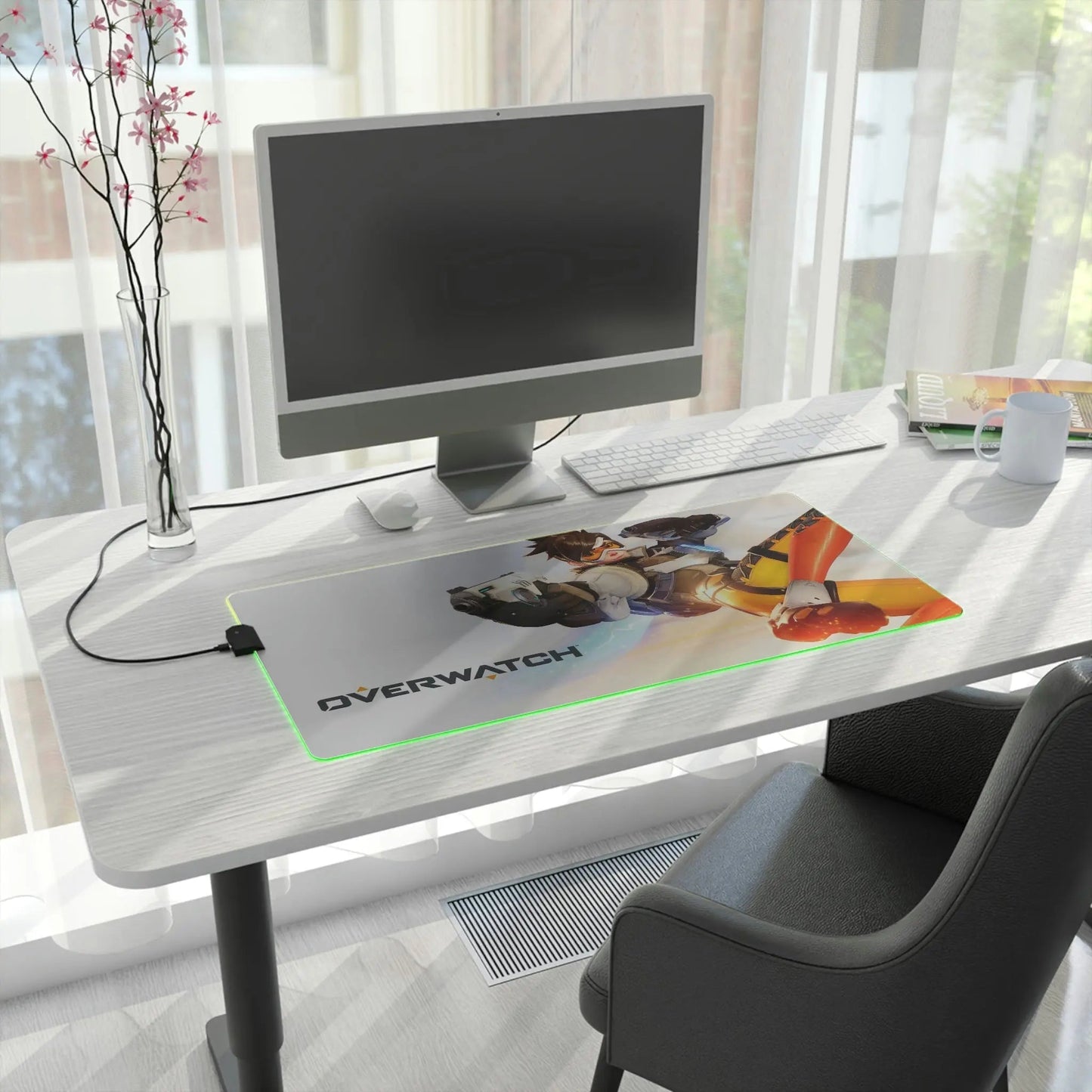 LED Gaming Mouse Pad Overwatch Tracer - Gapo Goods - Home Decor