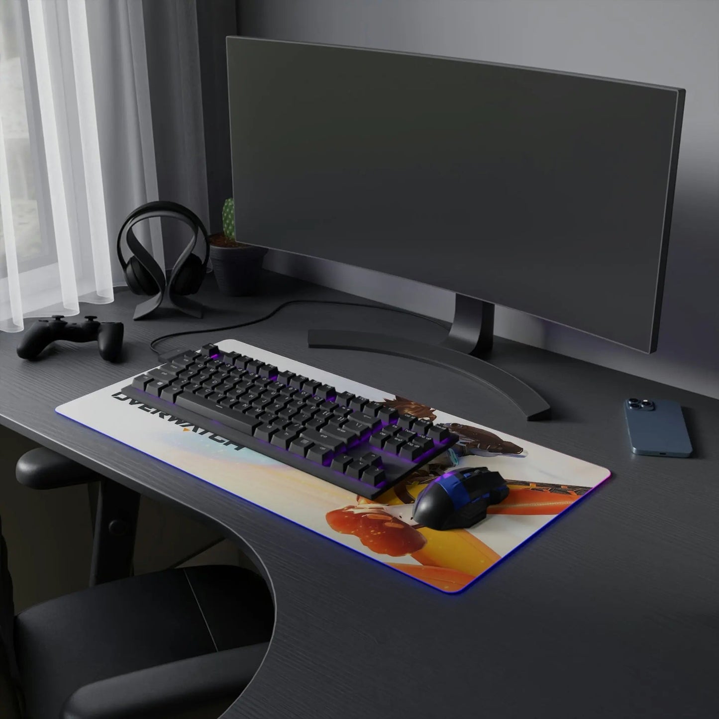 LED Gaming Mouse Pad Overwatch Tracer - Gapo Goods - Home Decor