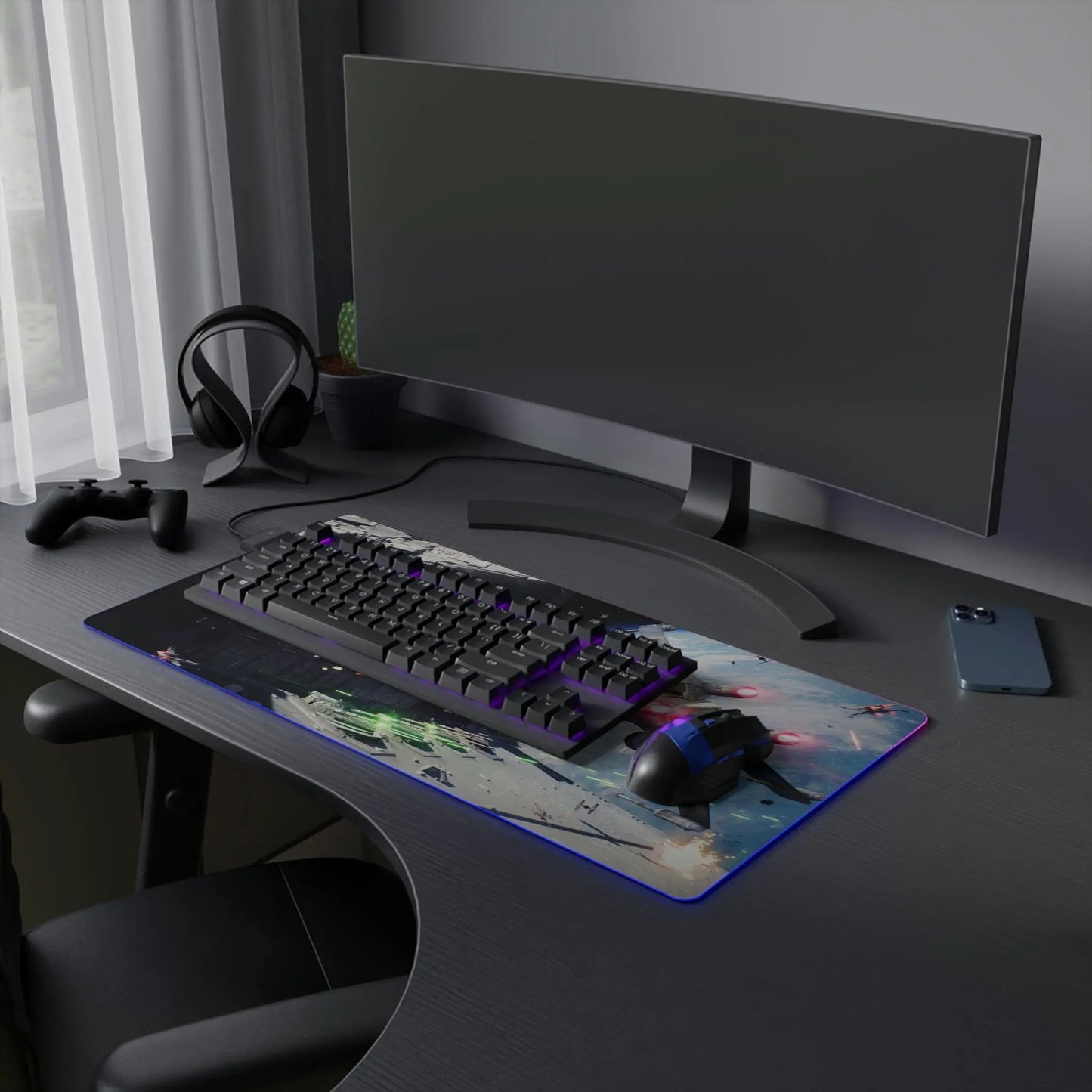 LED Gaming Mouse Pad X - Wing Skywalker - Gapo Goods - Home Decor