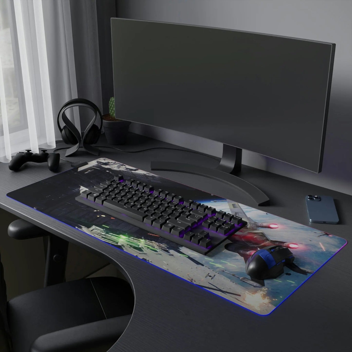 LED Gaming Mouse Pad X - Wing Skywalker - Gapo Goods - Home Decor