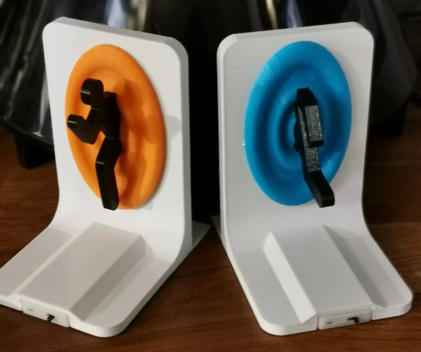 LED Portal Bookends - Light Up - Xbox PS4 PS5 Books Games Movies Stand Ornament - Gapo Goods -