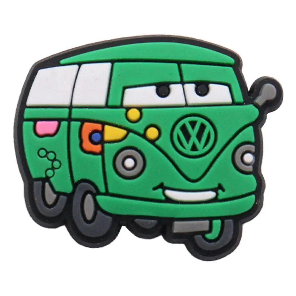 Lightning McQueen Shoe Charms - Boys Sandal Decorations | Disney Cars Accessories light brown CHINA Charms