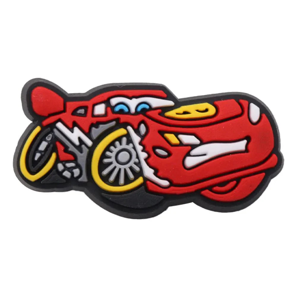 Lightning McQueen Shoe Charms - Boys Sandal Decorations | Disney Cars Accessories transparent CHINA Charms