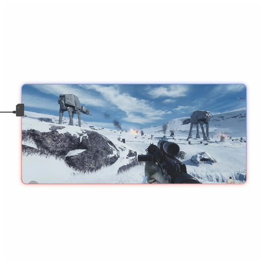 LED Gaming Mouse Pad – Multicolor RGB Mouse Mat With Customizable Lighting 35.4" x 15.7" Rectangle