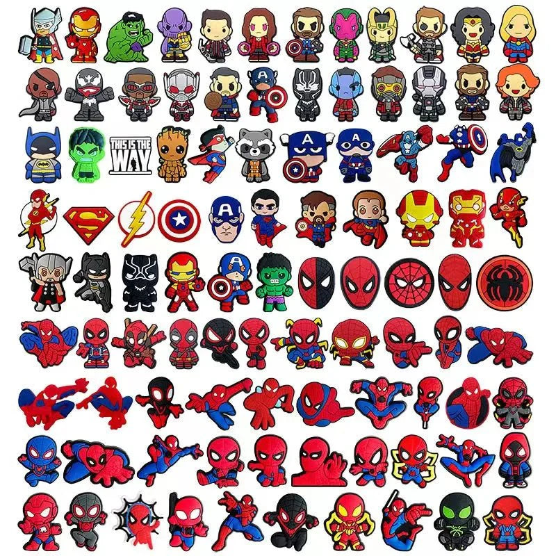 Marvel series Shoe Charms Croc Charms Shoe Decoration - Gapo Goods - Charms