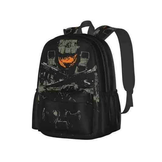 Master Chief Halo Reach Spartan 117 Men's Bag Christmas Sack School Shoe Bag Tote Bag Package String Bags Bag Women Cotton Bag