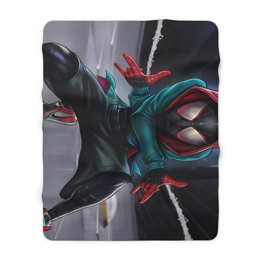 Miles Sherpa Fleece Blanket 60" × 80"