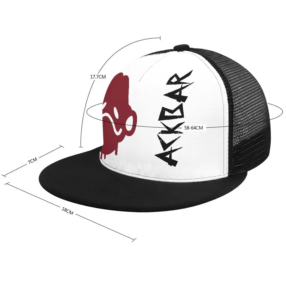 Monogrammed Ackbar Baseball Cap - Flat Glue Rear Hollow Design - Gapo Goods - Accessories