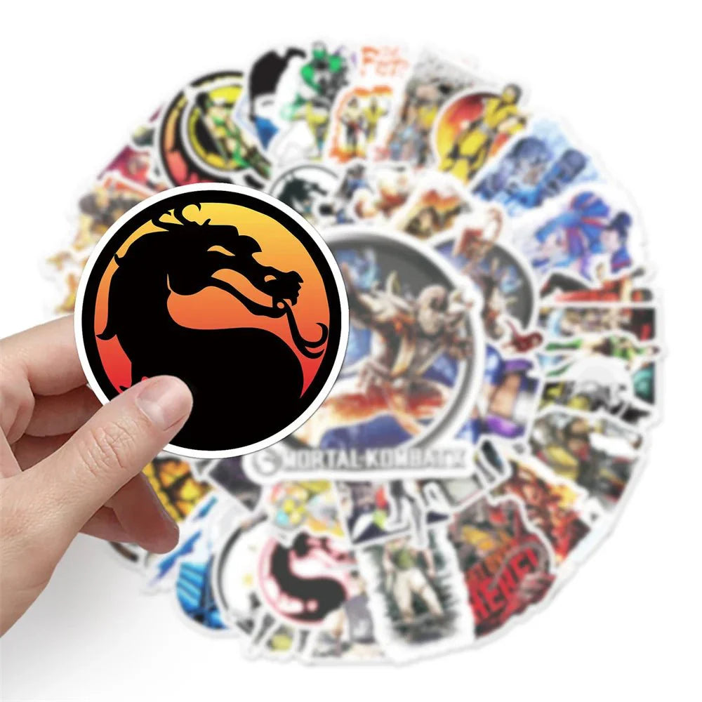 Mortal Kombat Graffiti Sticker