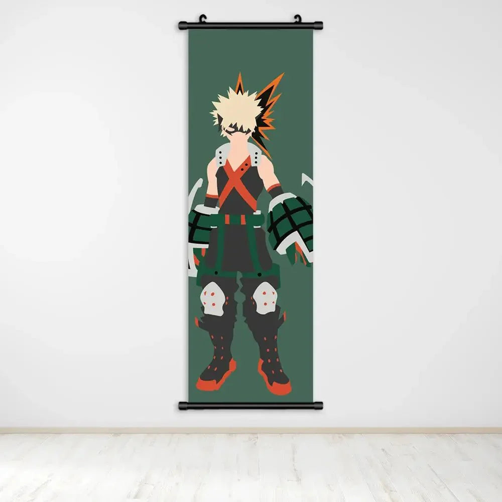 My Hero Academia Poster – Lightweight Canvas Wall Decor with Plus Ultra Design GH154-3 25x75cm Print Material