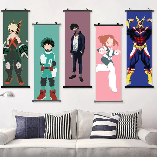 My Hero Academia Poster – Lightweight Canvas Wall Decor with Plus Ultra Design Print Material