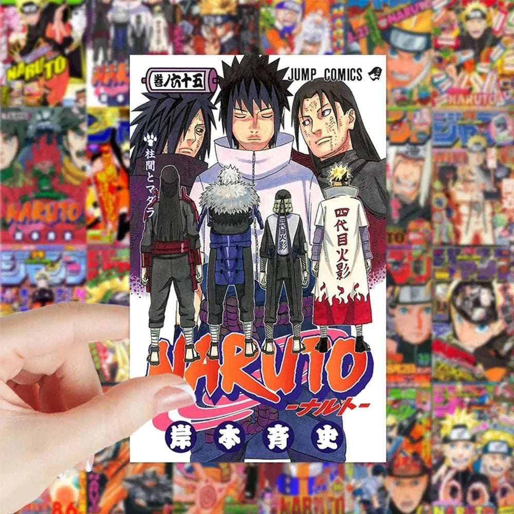 Naruto Poster Stickers - 60 Piece Sticker Set With Uzumaki Naruto Decals Paper products