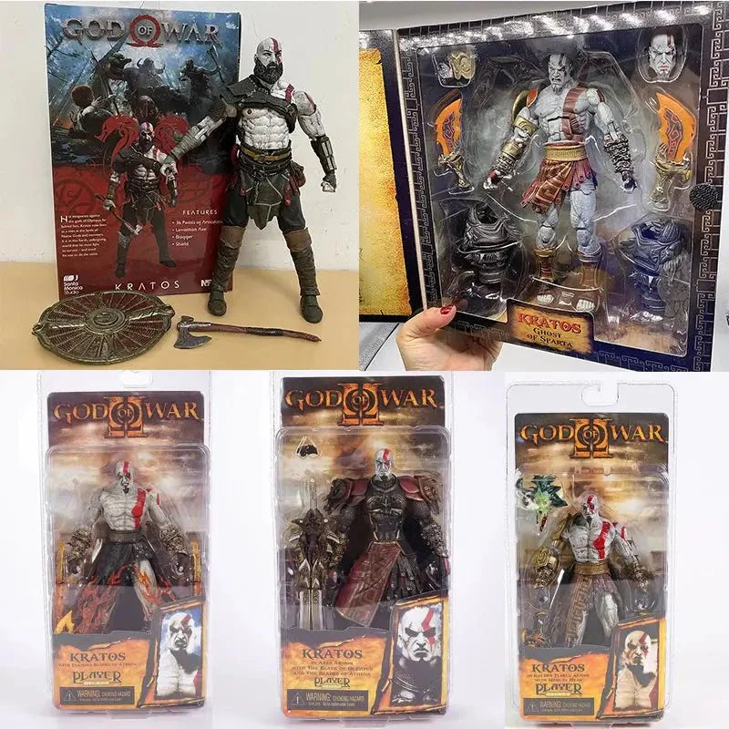 NECA God of War Kratos in Ares Armor Action Figure - Joint Movable with Blades - Gapo Goods - Toys & Games