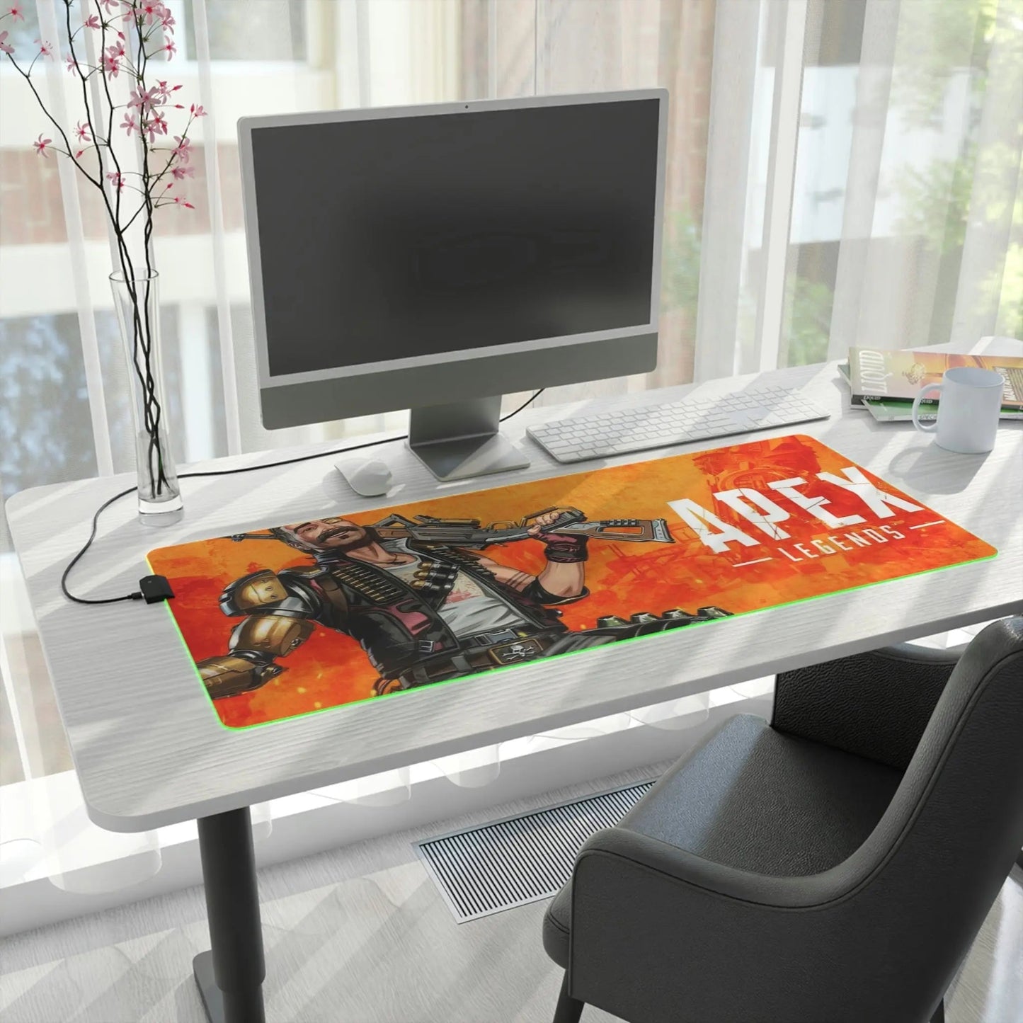 Neon Nexus: Illuminated Gaming Surface - Gapo Goods - Home Decor