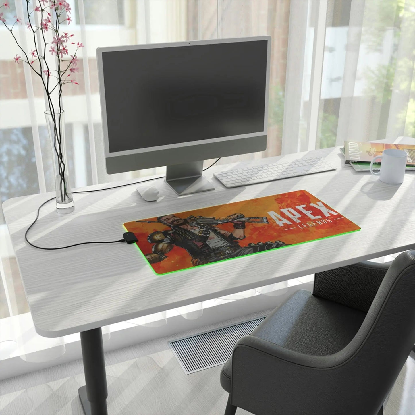 Neon Nexus: Illuminated Gaming Surface - Gapo Goods - Home Decor