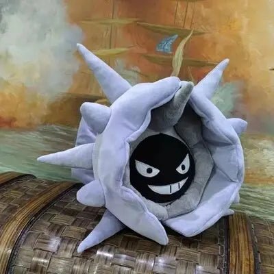 Cloyster Pokemon Plush with open shell, showcasing its soft stuffed inner face