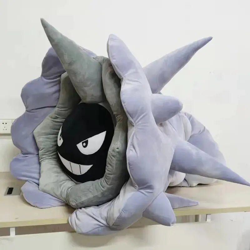 Cloyster Pokemon Plush with open shell, 40cm soft stuffed toy for fans