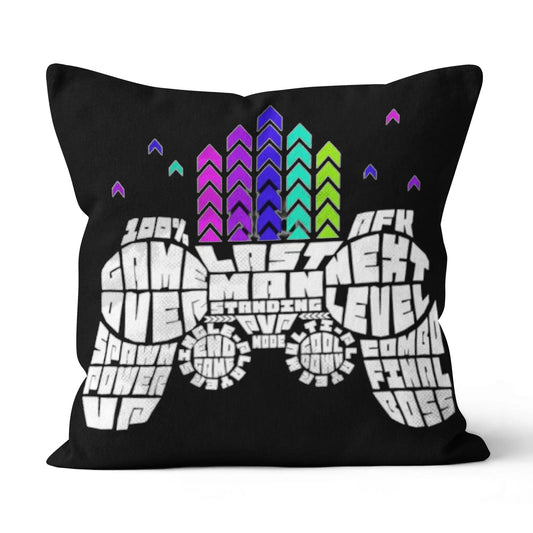 Next Level Throw Pillow 12x12in White