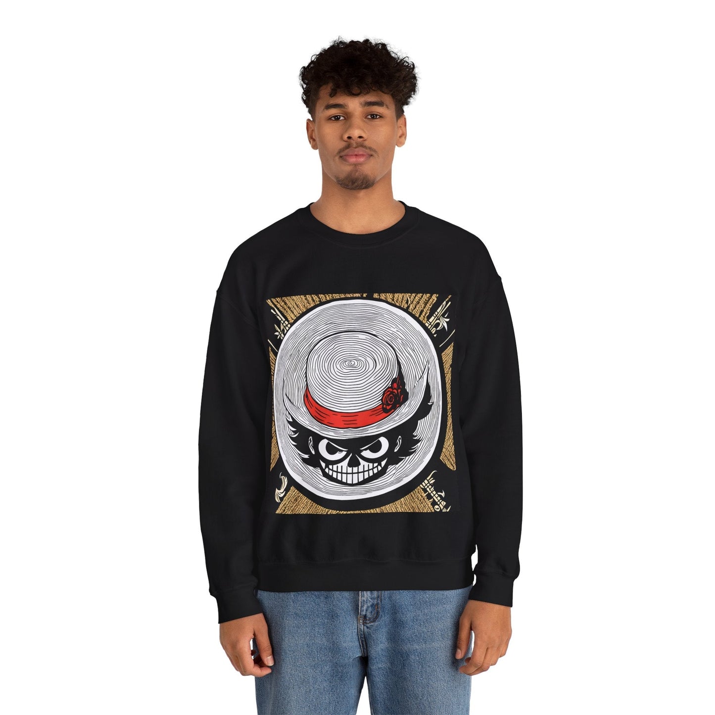 One Piece Unisex Heavy Blend™ Crewneck Sweatshirt