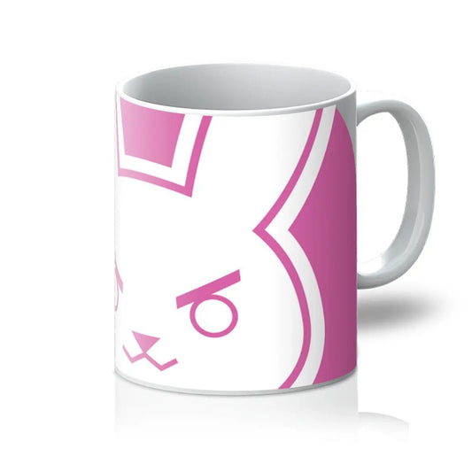 Overwatch D.VA Mug - Durable Ceramic Coffee Mug With Bunny Design Cup 11oz White Mug