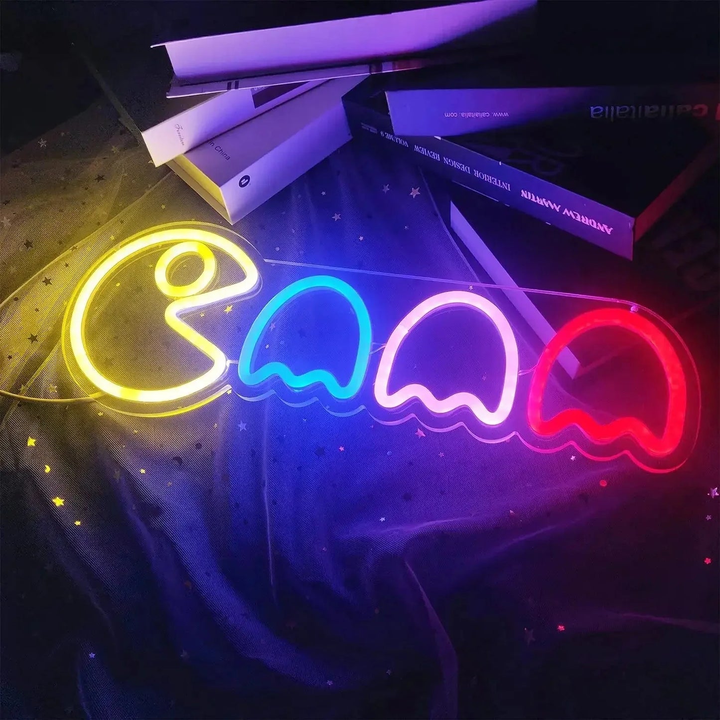 Pac Man LED Light Neon - Gapo Goods - Home Decor