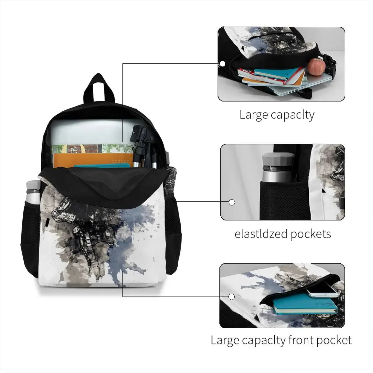 Pathfinder Apex Legends Backpacks Video Game Travel Backpack Bags - Gapo Goods -