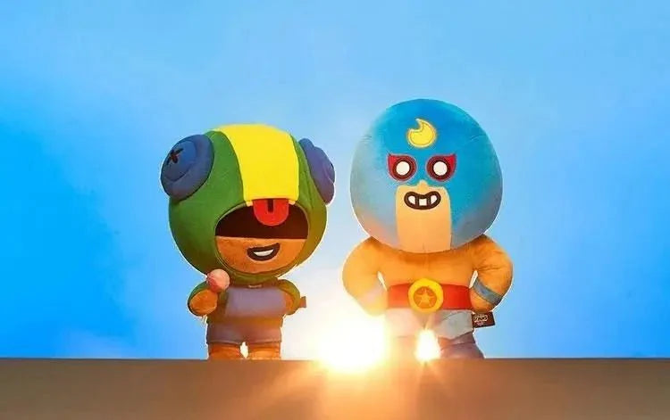 Plush and Keychains Brawl Game Leon Spikes Crow Shelly - Gapo Goods -