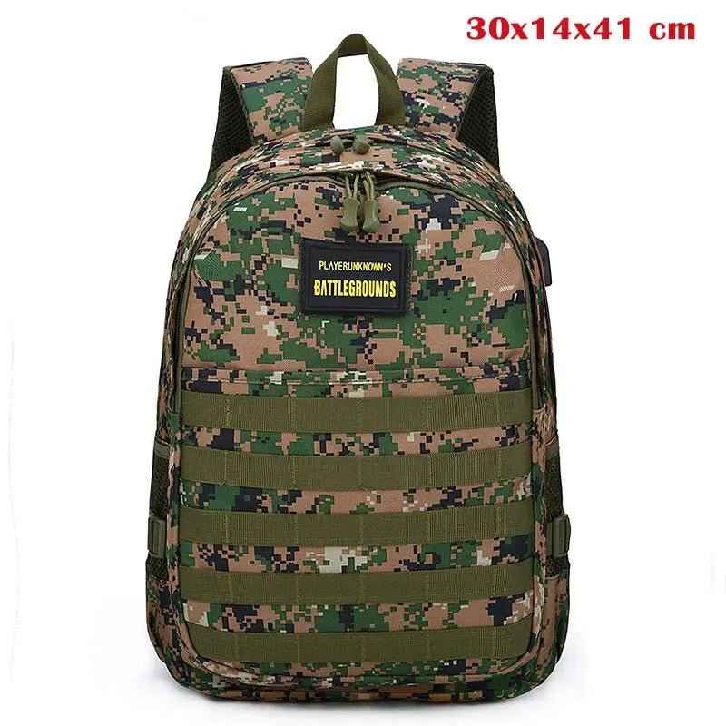 PUBG Backpack - Durable Gamer Backpack With Storage For Gaming Gear Essentials 30x14x41 cm_200051424