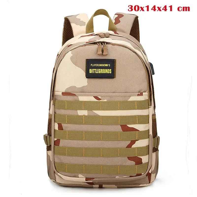 PUBG Backpack - Durable Gamer Backpack With Storage For Gaming Gear Essentials 30x14x41 cm_200006152
