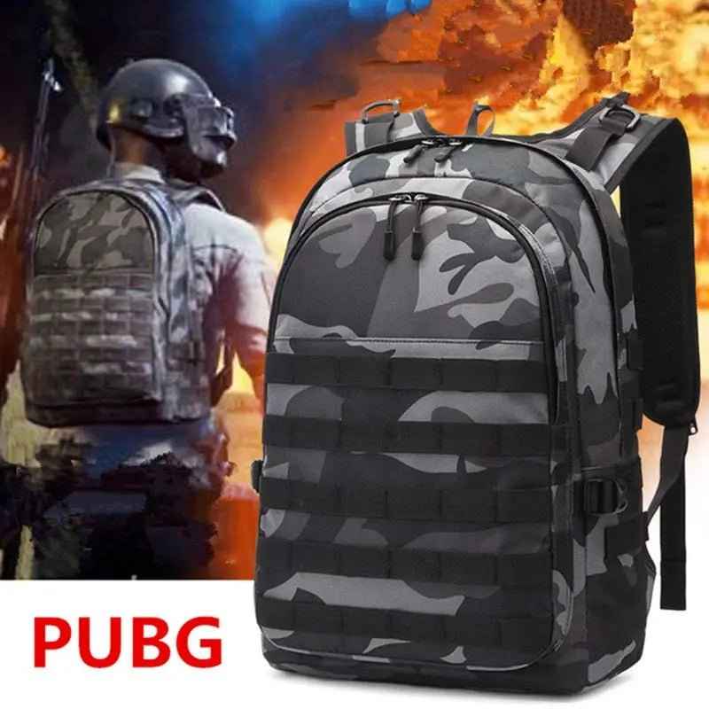 PUBG Backpack - Durable Gamer Backpack With Storage For Gaming Gear Essentials 34x20x49 cm