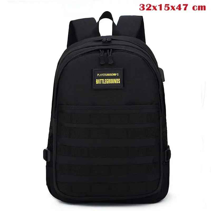 PUBG Backpack - Durable Gamer Backpack With Storage For Gaming Gear Essentials 32x15x47 cm_771