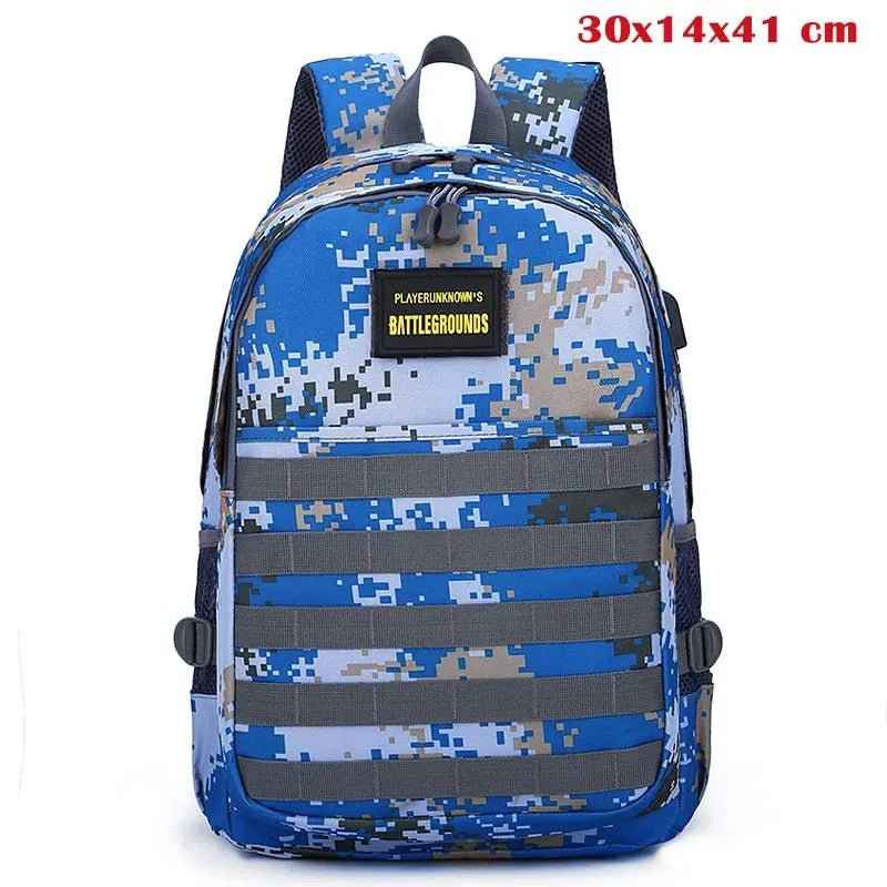 PUBG Backpack - Durable Gamer Backpack With Storage For Gaming Gear Essentials 30x14x41 cm_201336447