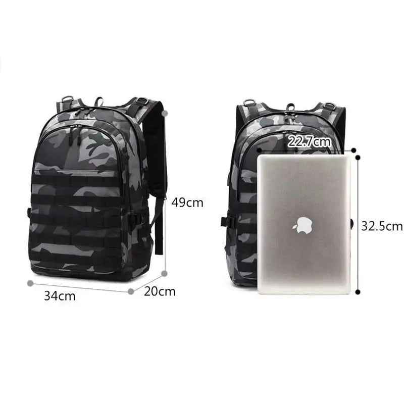 PUBG Backpack - Durable Gamer Backpack With Storage For Gaming Gear Essentials
