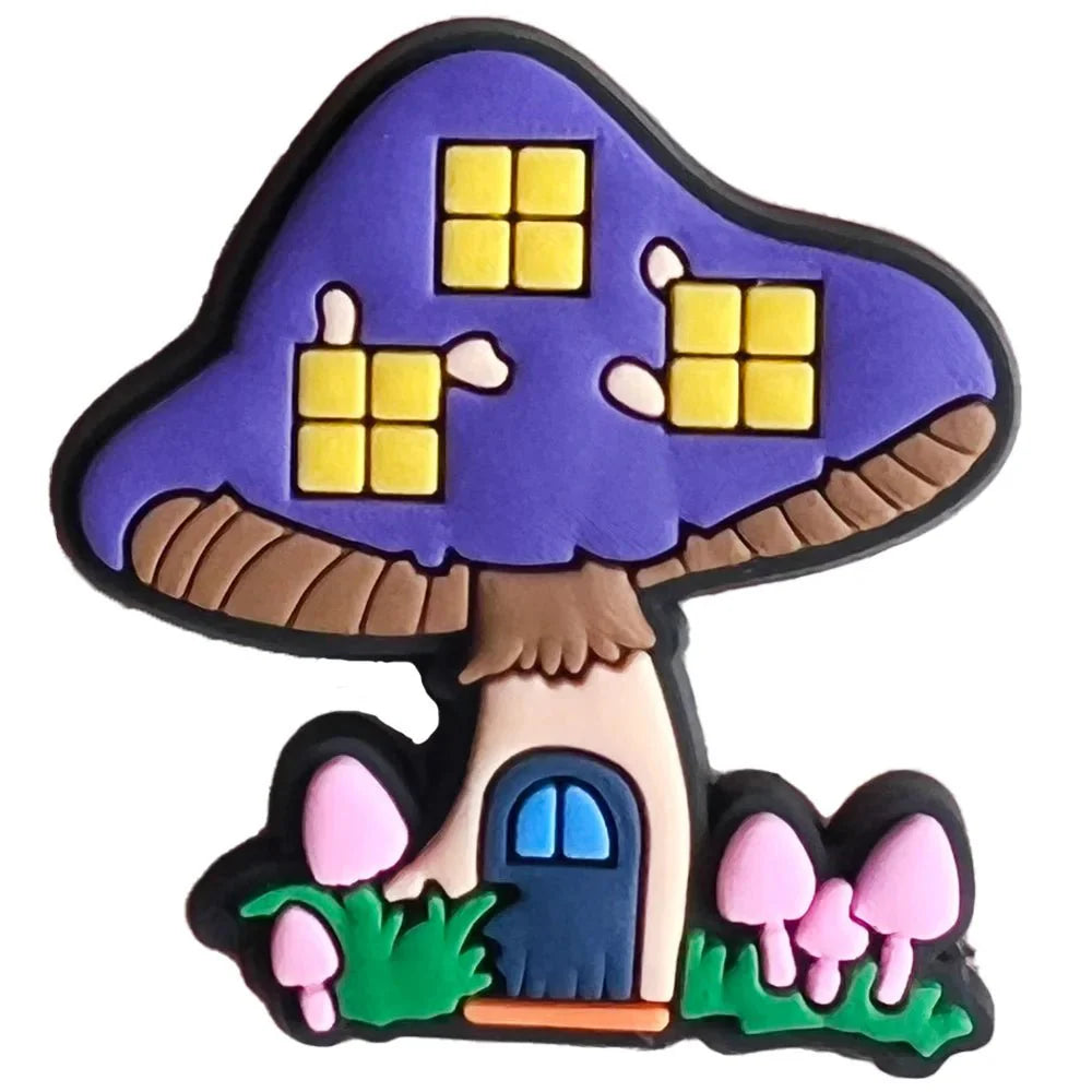 Purple Collection Grape Shoe Charms for Clogs Sandals Shoe Accessories Charms for Friends Gifts 31