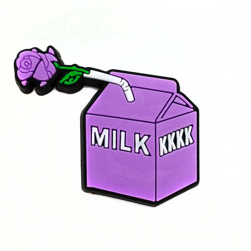 Purple Collection Grape Shoe Charms for Clogs Sandals Shoe Accessories Charms for Friends Gifts 8