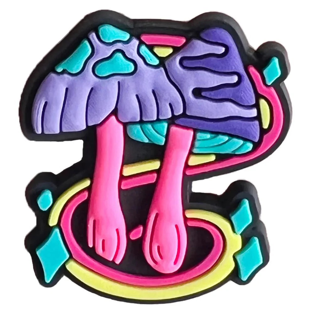 Purple Collection Grape Shoe Charms for Clogs Sandals Shoe Accessories Charms for Friends Gifts 32