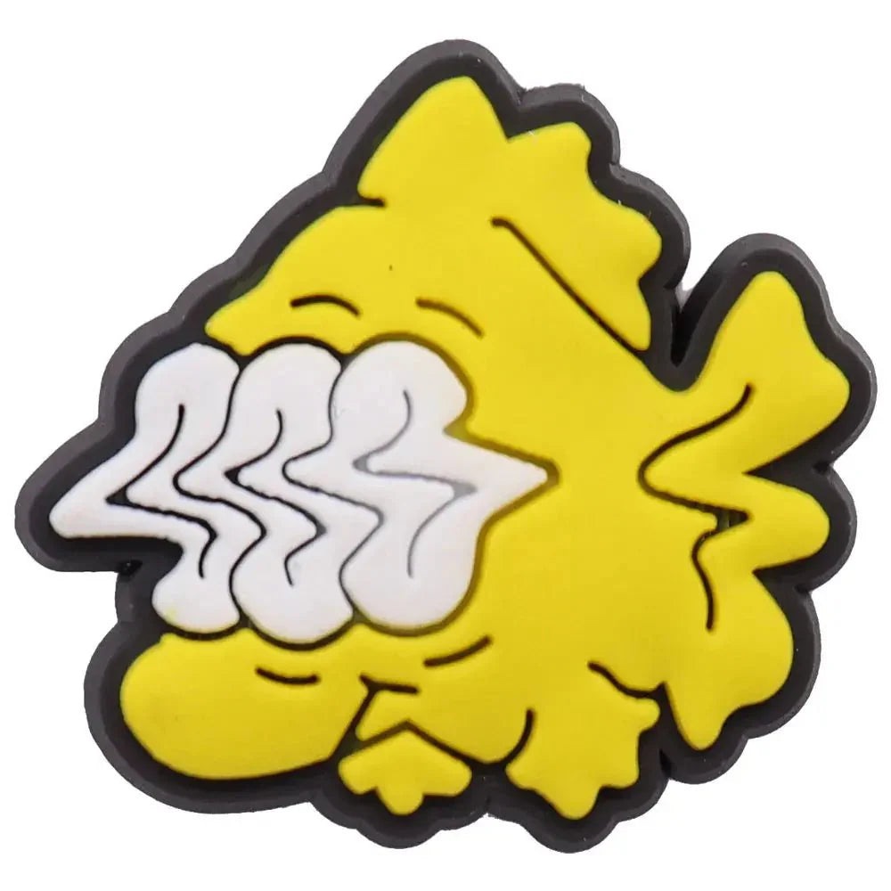 PVC The Simpsons Shoe Charms for Party Decor - 1 Pack Colorful