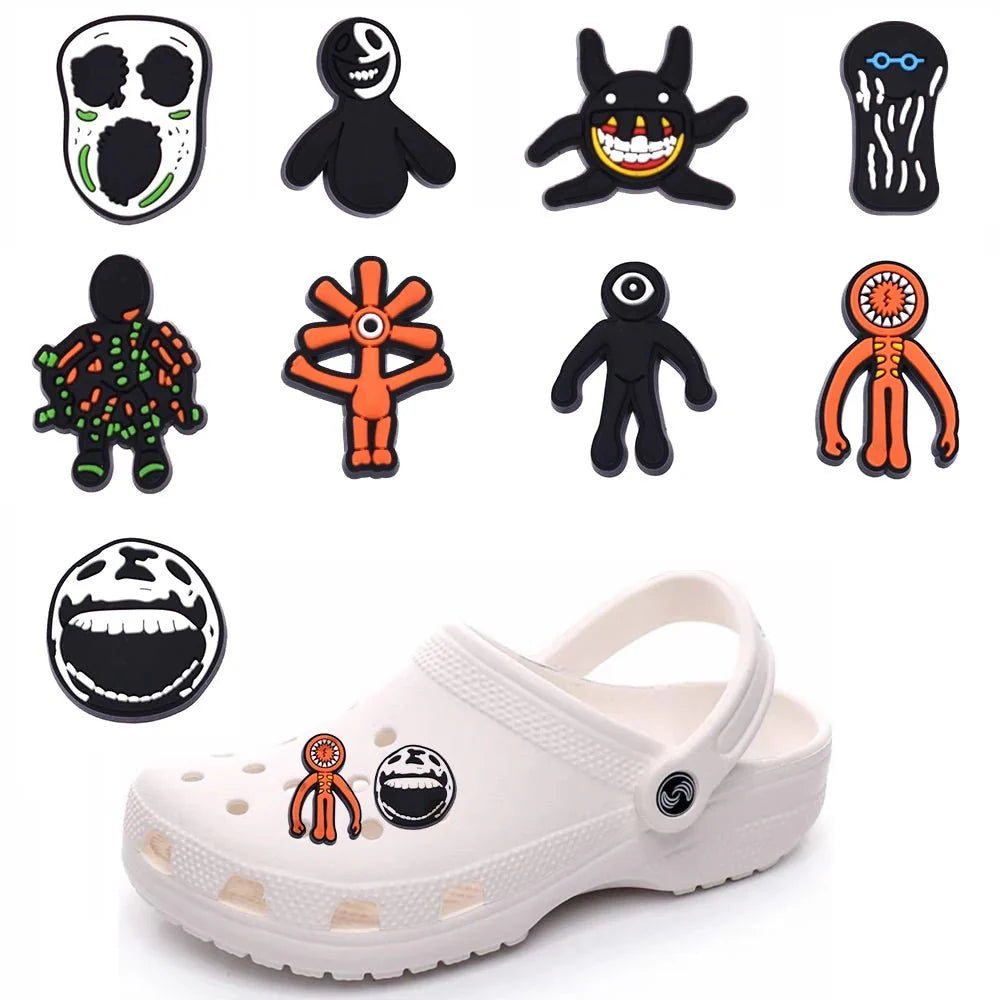 Rainbow Friends Charms – Durable Croc Shoe Charms & Playful Monster Clips Charms