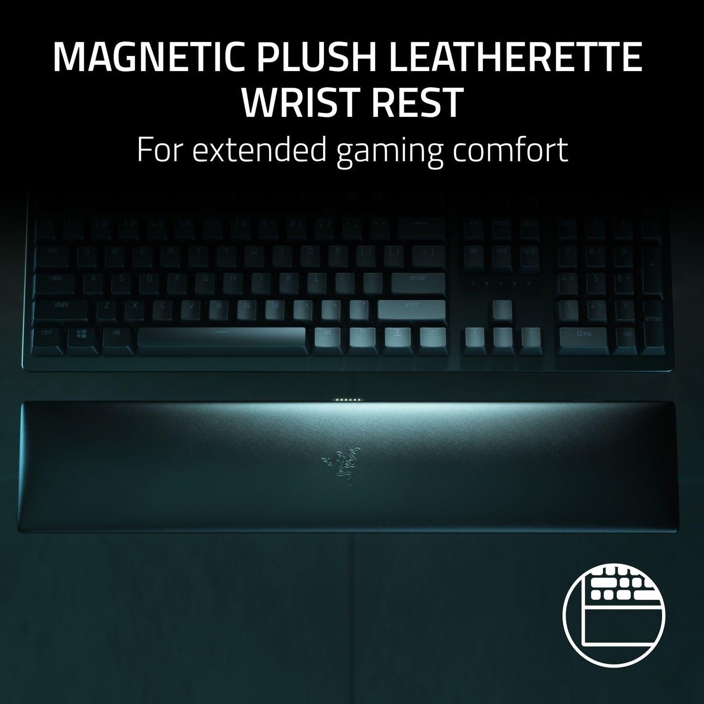 Razer Huntsman V2 Optical Gaming Keyboard: Fastest Linear Optical Switches Gen - 2 w/ Sound Dampeners & 8000Hz Polling Rate - Doubleshot PBT Keycaps - Dedicated Media Keys & Dial - Ergonomic Wrist Rest - Gapo Goods -