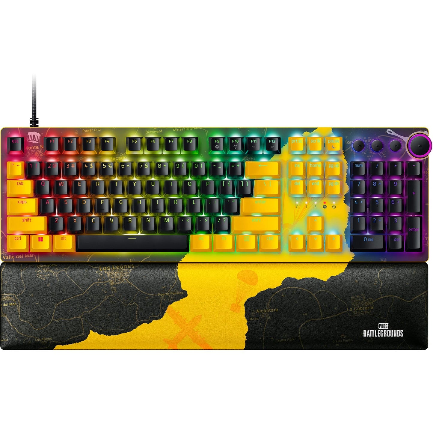 Razer Huntsman V2 Optical Gaming Keyboard: Fastest Linear Optical Switches Gen - 2 w/ Sound Dampeners & 8000Hz Polling Rate - Doubleshot PBT Keycaps - Dedicated Media Keys & Dial - Ergonomic Wrist Rest - Gapo Goods -