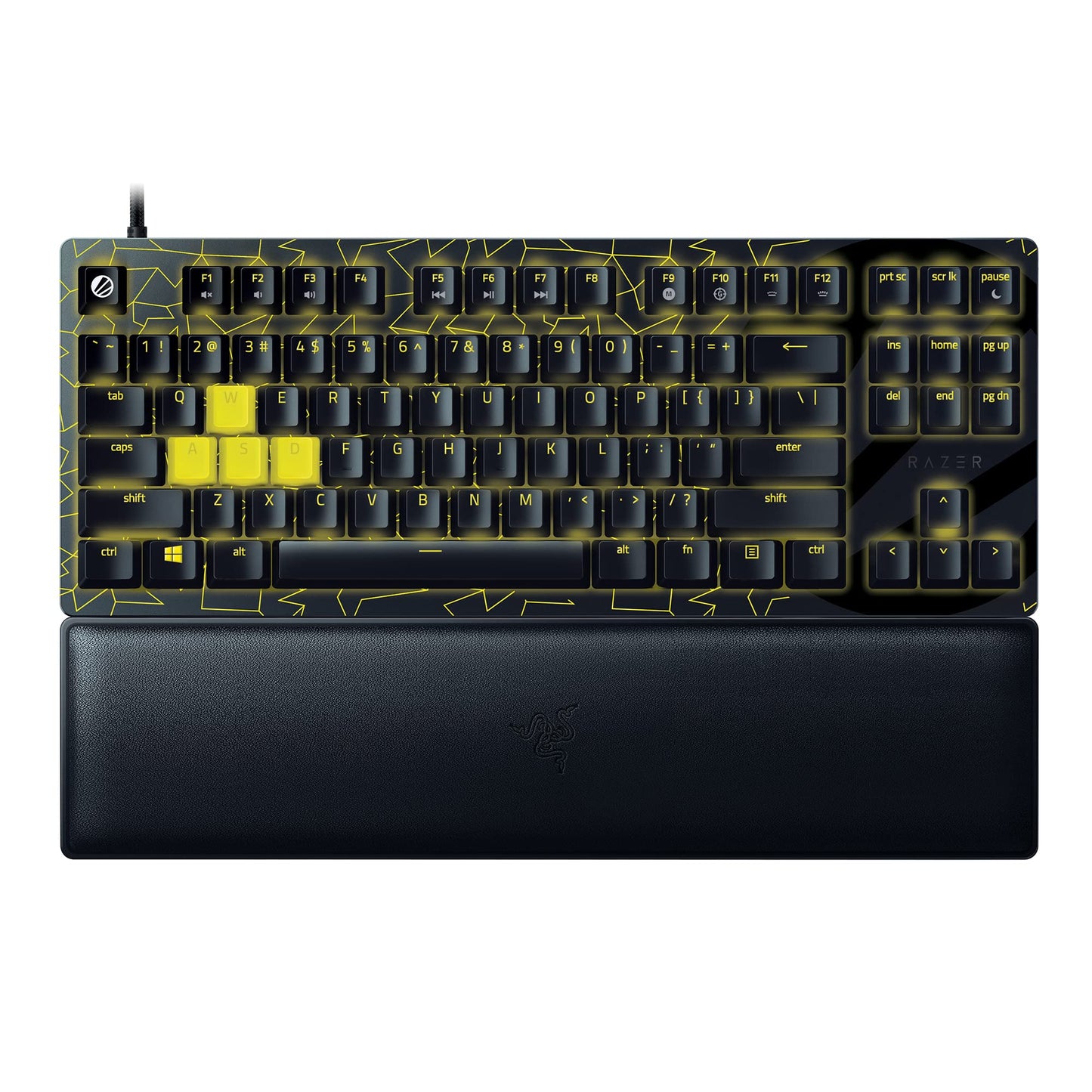 Razer Huntsman V2 Optical Gaming Keyboard: Fastest Linear Optical Switches Gen - 2 w/ Sound Dampeners & 8000Hz Polling Rate - Doubleshot PBT Keycaps - Dedicated Media Keys & Dial - Ergonomic Wrist Rest - Gapo Goods -