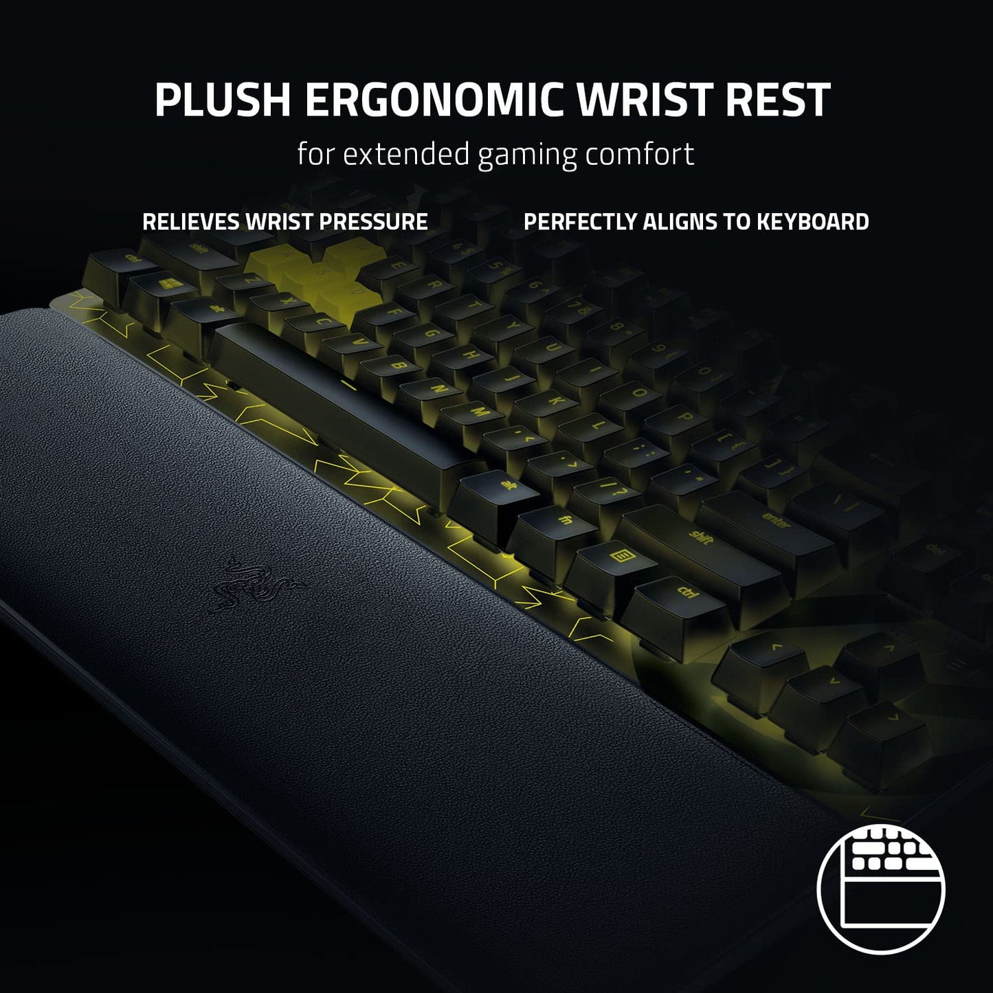 Razer Huntsman V2 Optical Gaming Keyboard: Fastest Linear Optical Switches Gen - 2 w/ Sound Dampeners & 8000Hz Polling Rate - Doubleshot PBT Keycaps - Dedicated Media Keys & Dial - Ergonomic Wrist Rest - Gapo Goods -